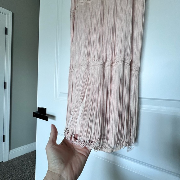 H&M String flapper mini Art Deco dress gown - Picture 6 of 6